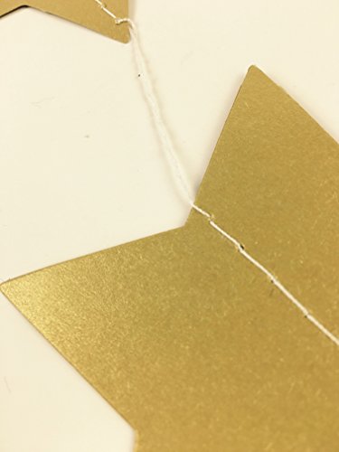 SUNBEAUTY 4 Meter fünfeckige Sternketten String Papier Girlande Party Feier Dekoration - 5