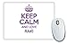 Produktbild Violett Keep Calm und Love Raki Mauspad TXT 2874