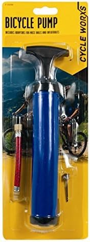 Bicycle Pump - 4 Piece (Blue) by Cycle Worxs
