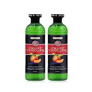 BEAUTE BLANC Fruit Vinegar Gel Color, Natural Black Color Dye for Hair Care (500ml x 2)