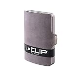 geldclip gold Chromfreies Leder I-CLIP Geldbörse Robutense Soft Touch Slate (in 9 Farben erhältlich)