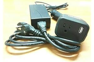 KUNSAN Transformador de Corriente y hercios Cambia de 220V y 50 HZ a 110V y 60HZ para Usar en España Equipos Americanos de 110 voltios hasta 100W, Especial para Usar maquinas de peluqueros