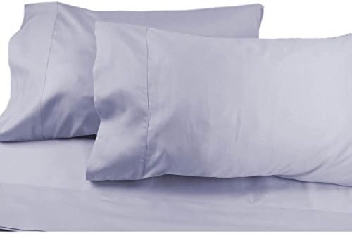 Full bed Sheets Cotton Satin - Purple Wisteria, King under the corners 180x200 +30 +2F Lot, King Size Double