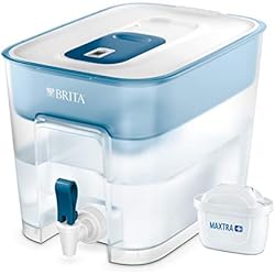 BRITA 088125 Carafe filtrante, Weiß-Petrol, 8,2L