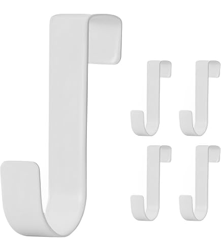 Ganci per Termoarredo bianco, Gancio Bagno in PMMA CRYLUX COLATO bianco