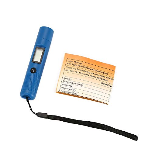 Preisvergleich Produktbild fengwen66 DT8230 Digital Handheld LCD Infrared Thermometer Temperature Pen Non Contact(Blue)