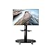 Produktbild Xue Universal TV Cart, TV-Ständer Für 32-65 Zoll LCD-LED-Fernseher 360 º Schwenk Mit Rädern Mobil Mit Temperiertem Glas-Basis-Drahthaus-Büro, Schlafzimmer-Klassenzimmer
