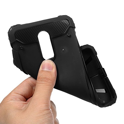 Funda Xiaomi Redmi Note 4  Silicona Gel TPU y Pl  stico PC  2en1  - Mavis s Diary Cover Shock-Absorci  n y Anti-Ara  azos Carcasa Case Bumper Parachoques Choque Absorci  n - Negro