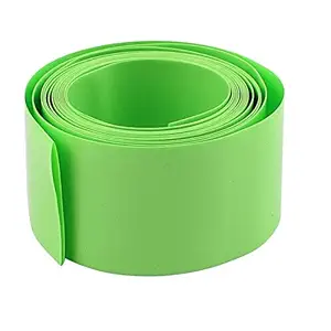 Boundless 6.5ft Length 18.5mm Dia PVC Heat Shrinkable Tube Battery Protective Casing Green | 42067