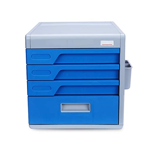 MIAOLULU Document Storage Box A4 Drawer Storage Box Plastic Storage Cabinet Data File Storage Box File Holder