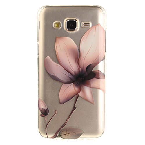 Funda Samsung Galaxy J5 2015 SM-J500F Wanxida Funda de Silicona TPU Carcasa Transparente Clara Soft Clear Case Cover Funda Blanda Delgada Carcasa Suave Ligera Caja Anti Rasgu os Anti Choque Funda protectora con Dise o nico - Flor de Magnolia Funda Samsung Galaxy J5 2015 SM-J500F Wanxida Funda de Silicona TPU Carcasa Transparente Clara Soft Clear Case Cover Funda Blanda Delgada Carcasa Suave Ligera Caja Anti Rasgu os Anti Choque Funda protectora con Dise o nico - Flor de Magnolia