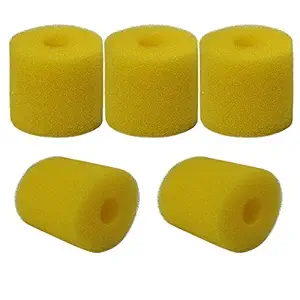 Venus Aqua? Refill Sponges Roll Foam for Foam Cartridge Filter for Aquarium (7x6x7cm), 5 Pieces