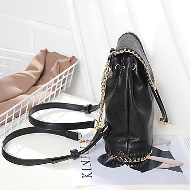 Frauen Rucksack PU alle Jahreszeiten Hochzeit Event / Party and Sport formellen Outdoor Büro & Karriere Schaufel metallische MagneticMilky Weiß Brown