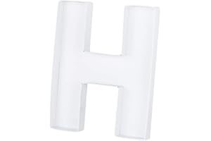 WENPACK 20.8cm Paper Mache Fillable Cardboard Letter Shaped Box Candy Sweet Container Birthday Treat (H)