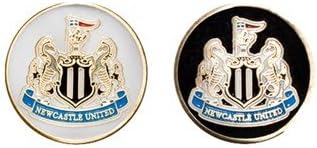 Newcastle Utd FC Hard Enamel 2 Sided Golf Ball Marker in Clam