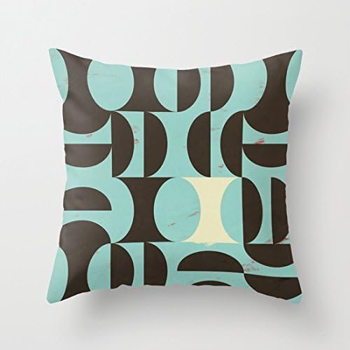 18" x 18" Half and Half II Decorative Throw Pillow Case Cushion Cover