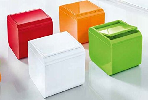 Kleine Wolke 5818645858 Mini-Kosmetikeimer Bobby, Volumen 1,5 L, 12,5 x 12,5 x 12,5 cm, grün - 2