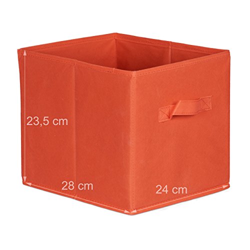 Relaxdays Kindersitzbank mit Stauraum ALBUS, bunte Stoffkörbe, Spielzeugtruhe zum Sitzen, Faltbare Stoffboxen, Spielzeugaufbewahrung, HxBxT: ca. 35,5 x 81 x 29 cm, weiß - 4
