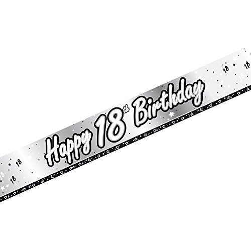 Preisvergleich Produktbild discon18TH BLACK & SILV BANNER