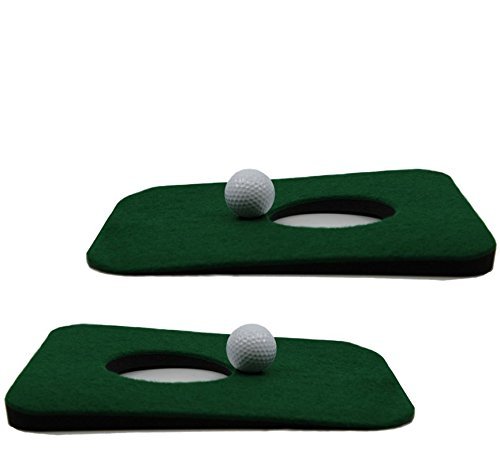 Upstreet Putting-Matte für den Innenbereich, inkl. 2 Putt-Matten und 2 Trainingsbälle