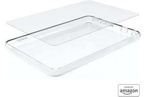 MISSION CABLES Brandneue transparente Schutzhülle und Displayschutz aus Glas, „Made for Amazon“, für das Fire 7-Tablet (2022)