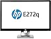 Produktbild HP EliteDisplay E272q 68,5cm (27 Zoll) Monitor (Quad HD, HDMI, VGA, DisplayPort 1.2, 7ms Reaktionszeit) silber