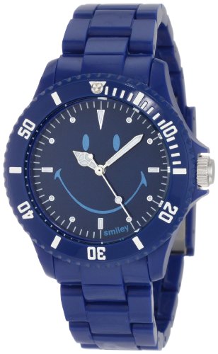 Smiley Happy Time Unisex-Armbanduhr Analog blau WGS-UDBV01 Smiley Happy Time Unisex-Armbanduhr Analog blau WGS-UDBV01