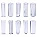 Produktbild 10er-Set Silikon Formen zum Herstellen von Schmuck Anhänger Armband DIY Harz Gießformen Hand Craft Werkzeuge, transparent