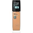 Maybelline New York Fit Me Matte + Poreless Liquid Full Coverage Foundation For All Skin Types,312 Golden|16 Hr Oil Control Full Coverage Foundation For All Skin Types With Spf 22,30 Ml,Pack Of 1