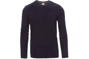 SIRY WORK T-Shirt Uomo Magliette da Lavoro Cotone Manica Lunga Payper Pineta