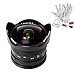 Produktbild 7artisans 7.5mm F2.8 APS-C Fisheye Manuelle Objective für Sony E-Mount Kamera A6300 A6500 A6000 A58 mit Pergear Reinigung Set