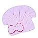 Kolylong Hair Drying Cap Microfiber Hair Turban Quickly Dry Hair Hat Wrapped Towel Bathing Cap (Pink)