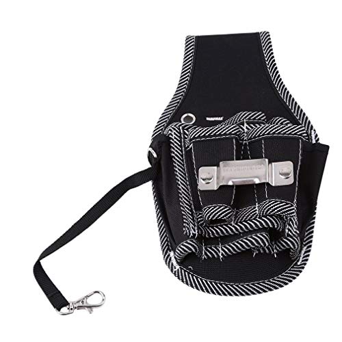 Lnlyin Petit outil de poche Sac d'électricien Ceinture Outil de poche utilitaire Pochette Sac Tournevis kit support