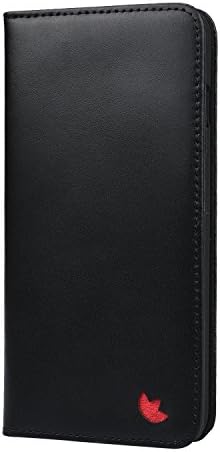 MediaSkins iPhone 8 Plus Case / iPhone 7 Plus Leather Case. Premium Slim Leather Stand Case / Cover with Apple iPhone 7 Plus and iPhone 8 Plus – Black Italian Leather