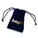 JewelryWe Lady Girl Womens Fashion Long Soft Wrap Shawl Pairs Letter Eiffel Tower Chiffon Scarf Scarves Stole (Black)