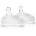 Olababy Gentle Bottle Silicone Replacement 2 Pack (3-6 Months/Medium Flow)