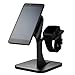 Price comparison product image FREESOO Phone Watch Stand Mount Desk 2 in 1, Aluminum Charging Micro Suction Holder Hands Free for IPhone LG Pixel Samsung Watch Ipad Tablet(Black)