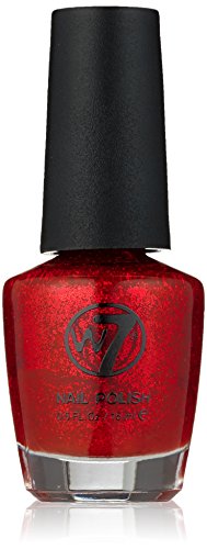 W7 Cosmetics Nail Polish Number 2, Red Dazzle 15 ml
