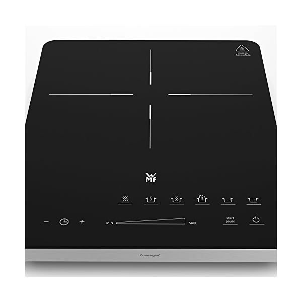 WMF Kult X Einzel- Induktionskochfeld (2200 W, bis zu 28 cm, 1 Kochfeld, 8 Leistungsstufen, Topferkennung, Touch-Display, Glaskeramik, Timer-Funktion) – Bild 3
