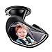 Produktbild Babyspiegel Auto ELUTO Rücksitzspiegel Auto Rücksitzspiegel Spiegel Baby Obere Spiegel Auto 15cm *10cm großen Winkel Auto Kinder Sorgan Babyschale Bruchsicherer TPU Saugnapf Festgelegt durch Luftdruck