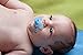 Premature/Newborn Dental Soother Clear Green Print (-2/+2 months)