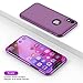 Price comparison product image iPhone Xs 5.8" Case, [2.0 Upgraded Version] Ptny New Luxury Mirror Smart View Clear Standing Flip Cover for iPhone Xs 5.8" [Purple]
