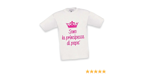 T Shirt Bambino Mamma ed io siamo d'accordo papà sei il migliore TSHBFP-021  TSHBFP-021 | Idee regalo personalizzate | FOTOPARIANDO