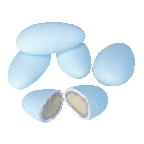 Preisvergleich Produktbild Taufmandeln in Hellblau, 1kg