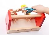 Werkzeugkasten B&Julian MZ3214-1412 Holz Spielzeug 16 tlg. Kinder Werkzeugset - 7