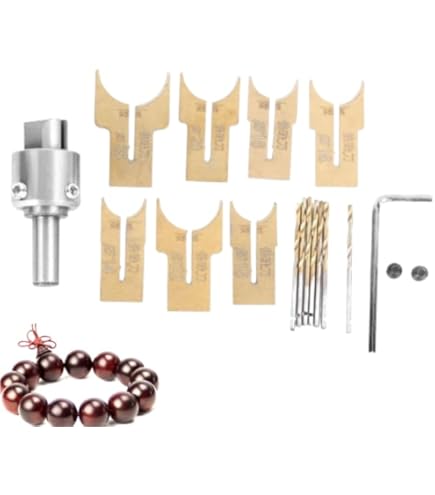 Produktbild von Hartmetall Buddha Perlen Fräser 30mm - Holz Perlenbohrer Mit 10mm Schaft