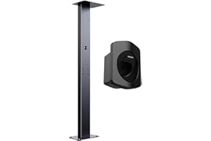 LOTHID Wallbox - Pali di supporto per montaggio a parete, per auto elettriche, protegge il vostro caricatore, dimensioni: 150 cm x 28 cm x 21 cm