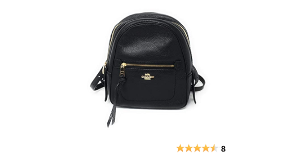 coach andi backpack black