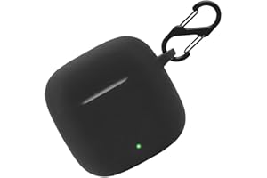 BIIULHCI Silikonowe etui do Huawei FreeBuds SE2, odporne na uderzenia etui ochronne i skóra, etui ochronne do Huawei FreeBuds SE 2 z breloczkiem (czarne)