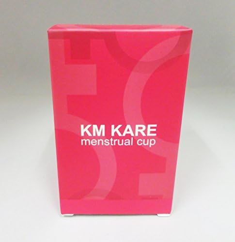 KM KARE Menstrual Cups Set of 2 with Free Bag - Large &amp; Small Size - Best Alternative Protection to Tampons and Cloth Sanitary Napkins - Pre / Post Childbirth Size included
